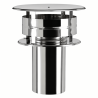 Chapeau de toit Aspirateur toit Inox Inox D 180 KCASTI DOM POUJOULAT