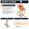 Chapeau de toit Aspirateur toit Inox Inox D 180 KCASTI DOM POUJOULAT