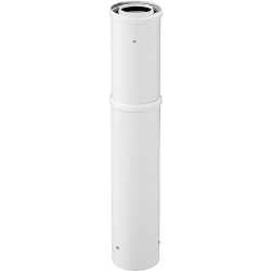 Élément réglable de 38 à 57 cm 80 / 125 mm pour chaudière non condensation