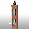 Raccord bas flexible FLC vers rigide conduit condensation Poujoulat