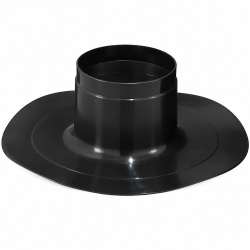 Solin toit plat Plastique noir ou brique STT 80 GA Poujoulat