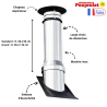 Sortie de toit Inox Gamme Therminox Poujoulat