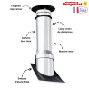 Sortie de toit INOX - INOX avec chapeau KCA STI Poujoulat