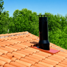 Sortie de toit Inox- Inox couleur Poujoulat