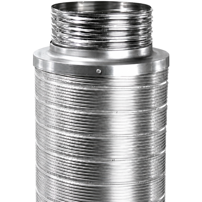 Flexible isolé LISS-ISO DP Diamètre 80 à 250 Poujoulat