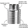 Flexible isolé LISS-ISO DP Diamètre 80 à 250 Poujoulat