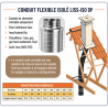 Flexible isolé LISS-ISO DP Diamètre 80 à 250 Poujoulat
