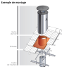 Sortie de toit Optimale Poujoulat