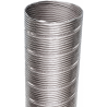 Flexible inox simple peau gaz fioul Diamètre 130 mm