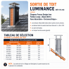 Sortie de toit Luminance carrée Terranova Brique Poujoulat