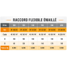 Raccord de gaine flexible vers émaillé Poujoulat
