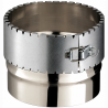 Raccord de gaine flexible vers inox Poujoulat