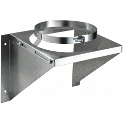 Support Galva pour tubage flexible polycombustible et rigide inox Poujoulat