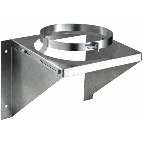 Support Galva pour tubage flexible polycombustible et rigide inox Poujoulat