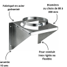 Support Galva pour tubage flexible polycombustible et rigide inox Poujoulat