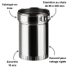 Raccord Inox / émaillé pour Tubage Rigide Poujoulat