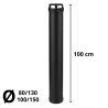 Element droit PGI Poujoulat 100 cm 80 / 130