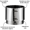 Raccord de 2 conduits flexible Poujoulat