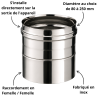Adaptateur sur foyer Inox Poujoulat Kitinox