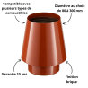 Mitron pour tubage flexible Poujoulat - Ref : MI