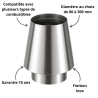 Mitron pour tubage flexible Poujoulat - Ref : MI