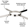 Collier à suspendre pour tubage flexible polycombustible