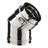 Coude 45 ° PGI Poujoulat 80 / 130