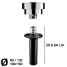 Kit adaptation Inox-Galva Diam 230