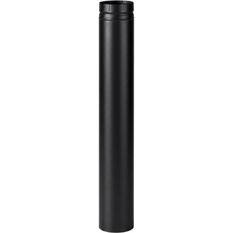 Tuyau longueur 1000 mm émaillé noir mat Poujoulat