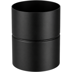 Adaptateur émaillé noir mat Poujoulat