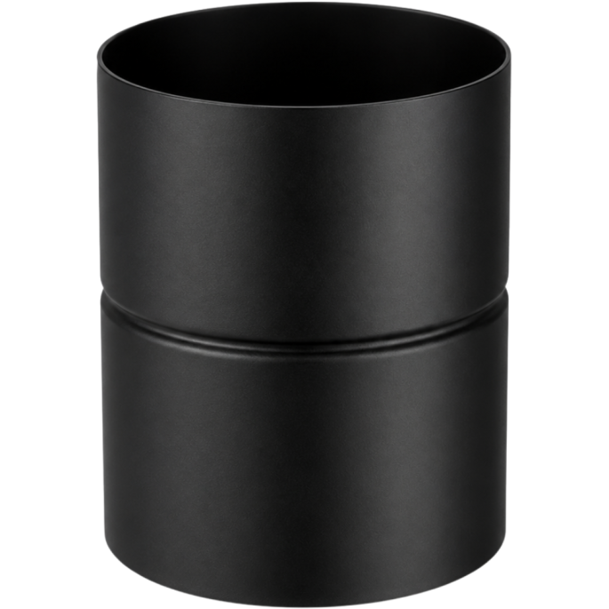 Adaptateur émaillé noir mat Poujoulat