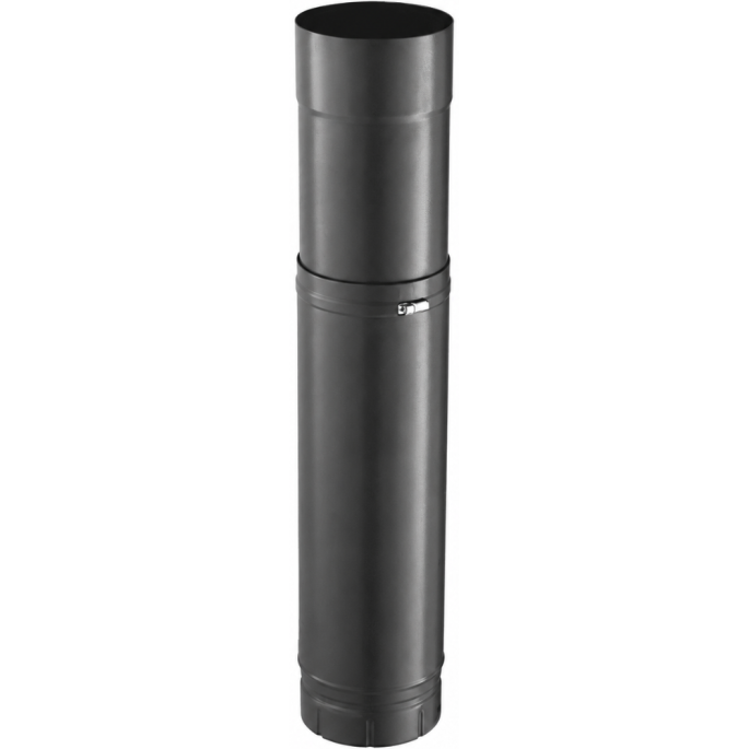 Élément réglable de 51 à 86 cm noir mat Acier 2 mm Poujoulat