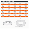 Plaque de propreté inox pour PGI Poujoulat 80 / 130