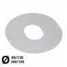 Plaque de propreté inox pour PGI Poujoulat 80 / 130