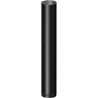 Tuyau droit 950 mm émaillé noir mat Deko bois Dinak