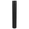 Élément droit 100 cm émaillé noir mat Edilinox