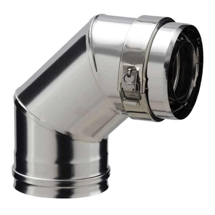 Coude 90 ° PGI Poujoulat 80 / 130
