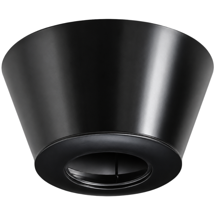 Finition plafond DECO+ pour conduit INOX-GALVA Hauteur 22 cm Poujoulat