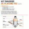 Kit de traversée plafond PGI 80 / 130 KTPL Poujoulat