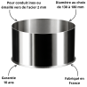 Bague Raccordement pour conduit acier 2 mm Poujoulat