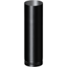 Tuyau ajustable 120 à 450 mm émaillé noir mat Deko bois Dinak