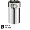 Adaptateur sur poêle à granulés PGI Poujoulat 80 / 130