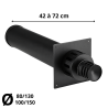 Terminal horizontal Réglable PGI Poujoulat diamètre 100 cm 80/130