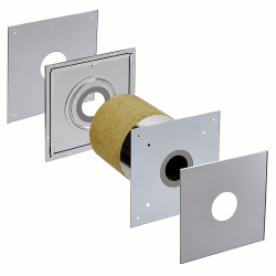 Kit de traversée de mur terminal horizontal PGI Poujoulat