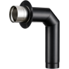 Kit de raccordement noir mat Acier 2mm Poujoulat