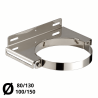 Collier mural Inox PGI Poujoulat 80 / 130