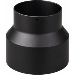 Réducteur 180 à 150 mm F-F émaillé noir mat Deko bois Dinak