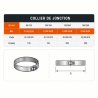 Collier de jonction PGI Poujoulat 80 / 130