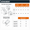 Coude à segments 90° pour poêle à granulés (DTU)
