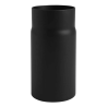 Élément droit 25 cm émaillé noir mat Edilinox